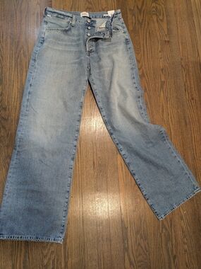 Citizens Of Humanity Relaxed Straight-Leg Jeans - Light Blue